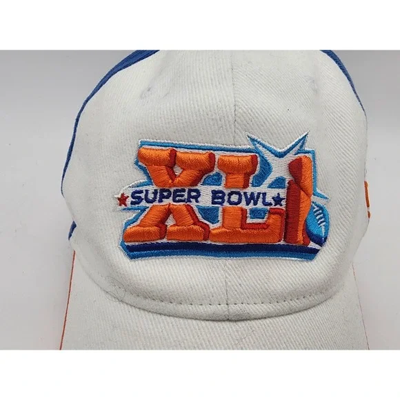 Super Bowl XLI 2007 Adjustable‎ White Embroidered Cap Colts Bears - Picture 2 of 7
